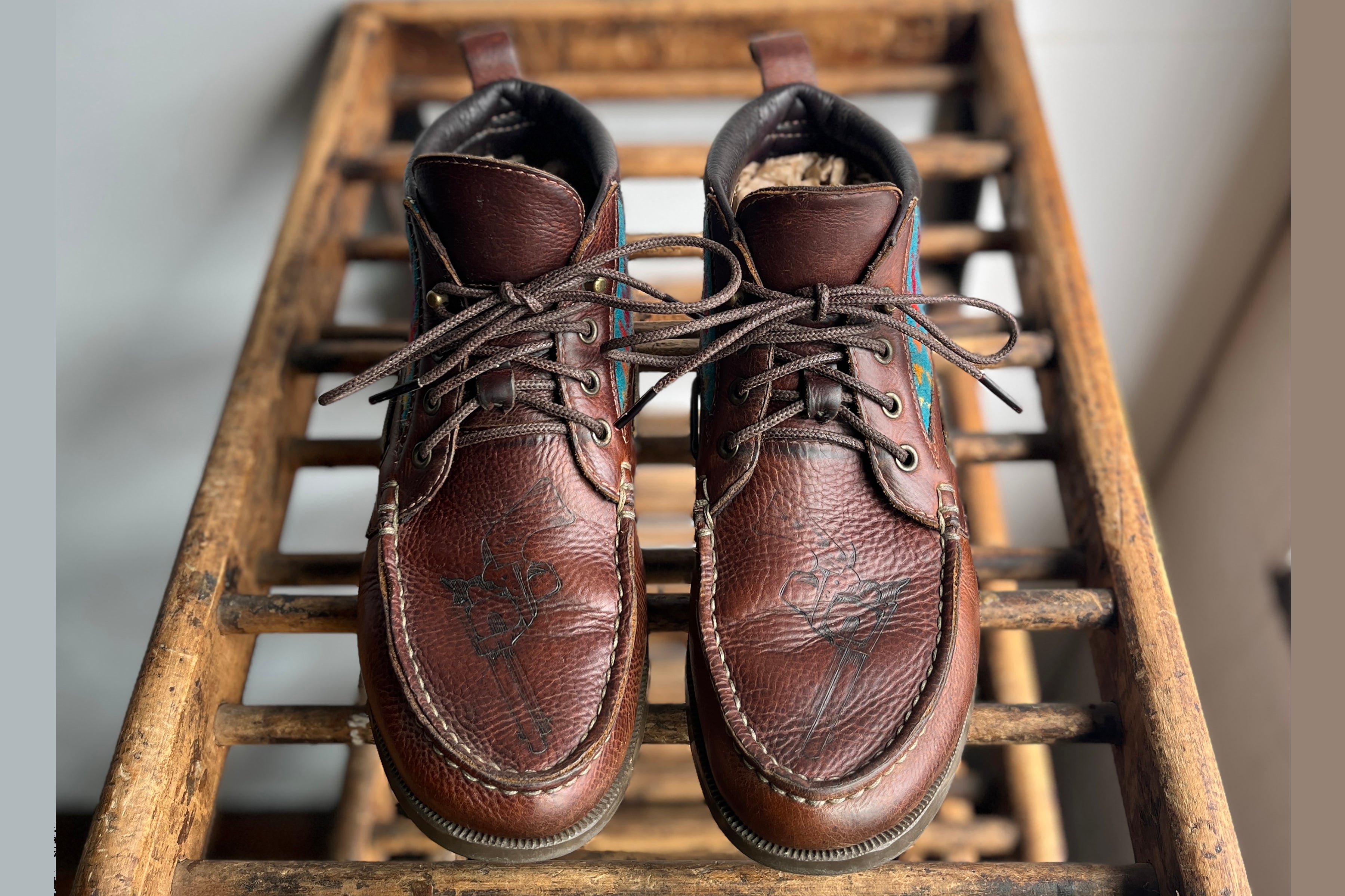 OG PENDLETON HIGHTOP BOAT SHOES - 02-01-19 - PRELOVED