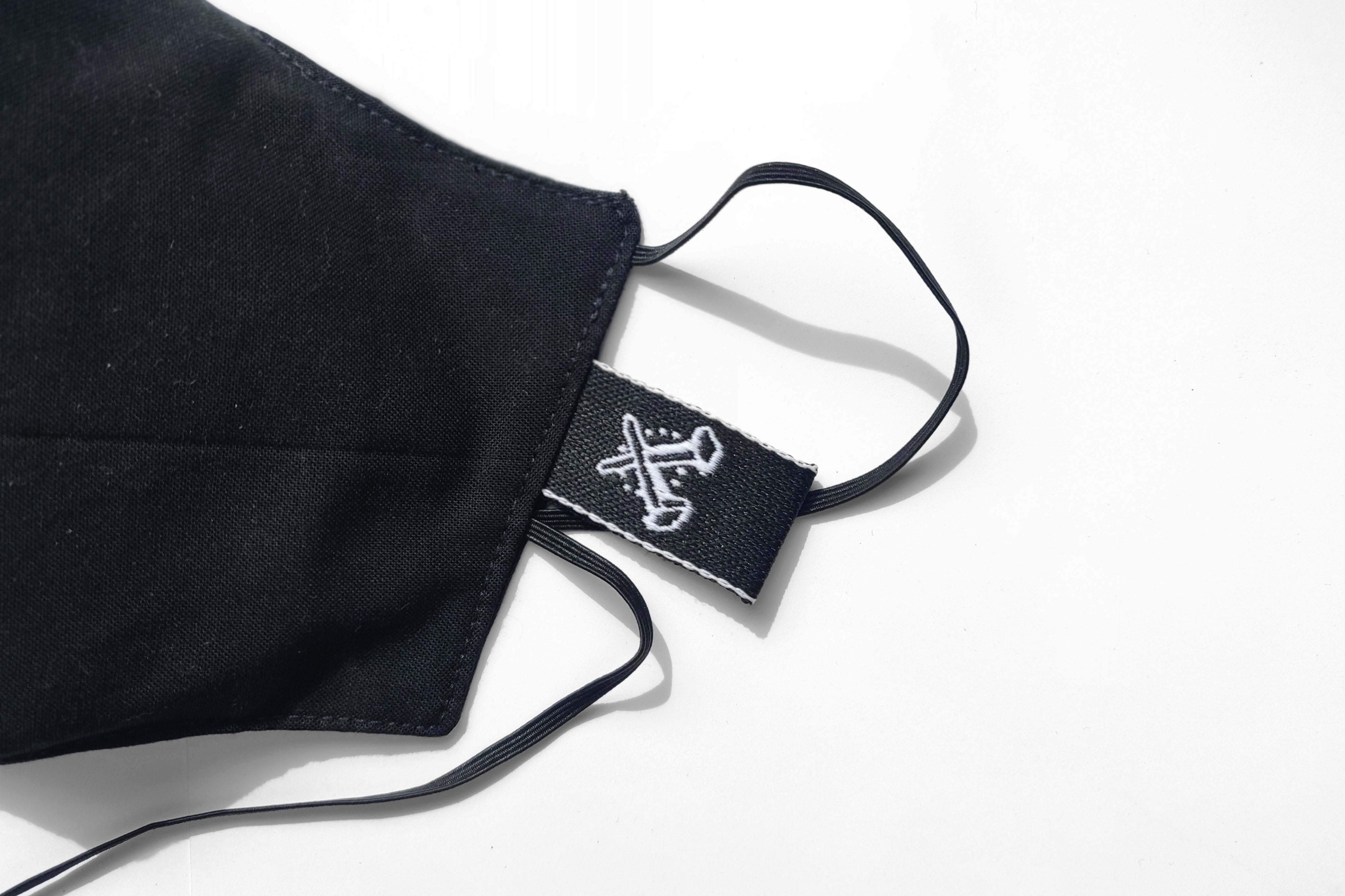 OG BLACK - ORIGINAL 3 Layer Cotton Mask w/ Filter