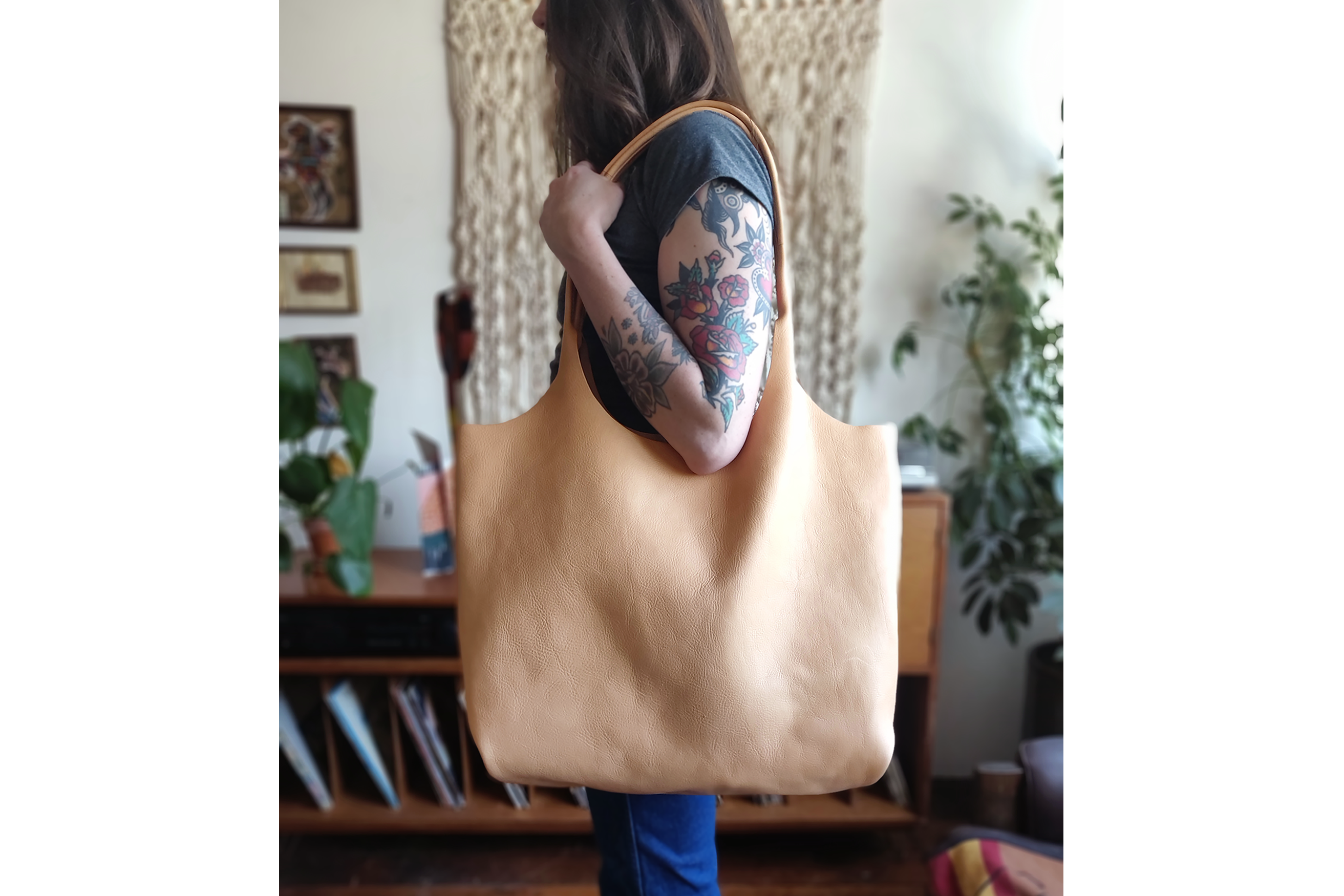 B.A. All-Leather Tote