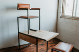 CUSTOM SIZING CHAIR w/ matching stool