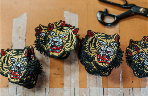 TIGER HEAD PATCHES