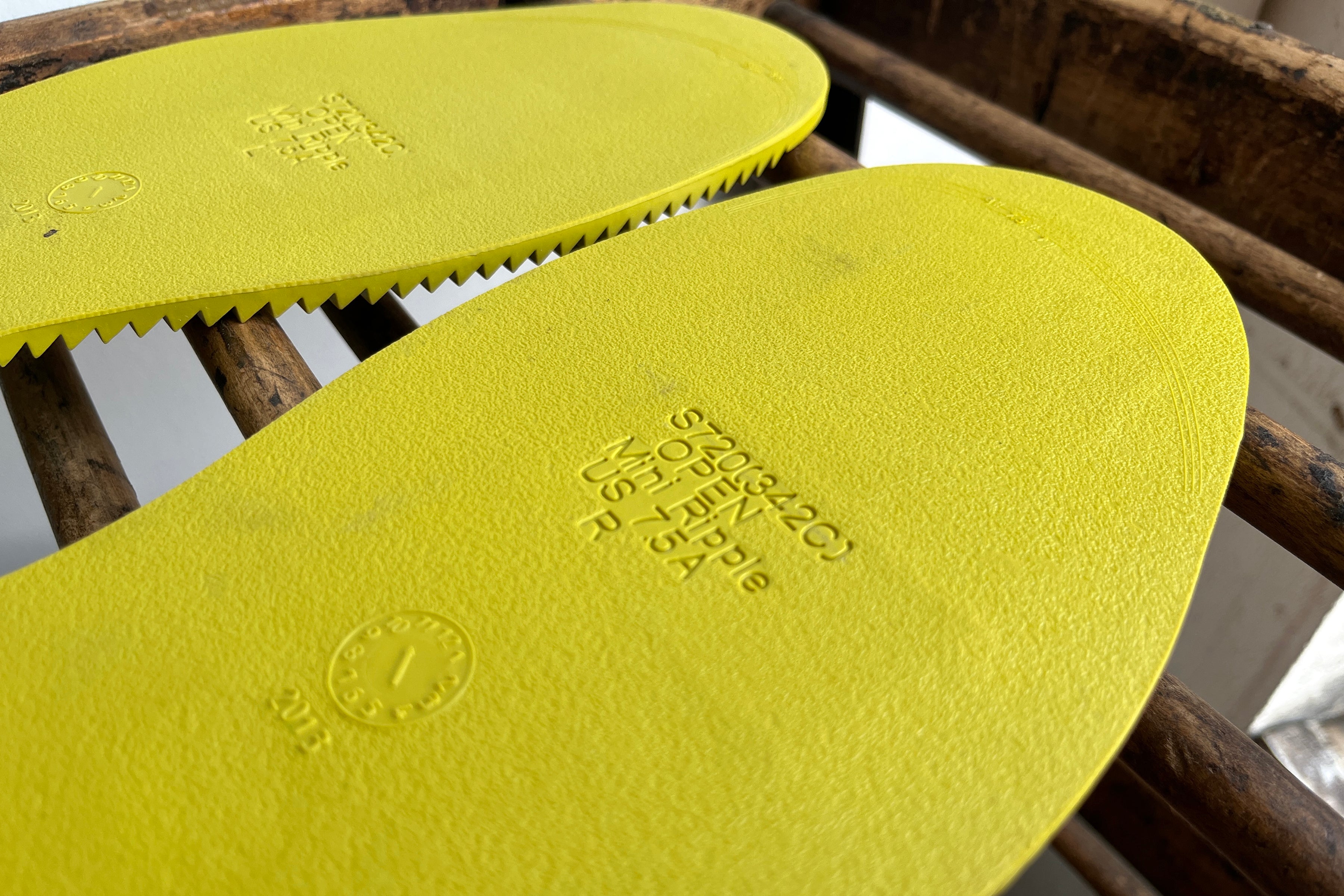 DEADSTOCK Vibram Mini-Ripple Soles - CHARTREUSE