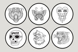 ALL-LEATHER COASTER - SINGLE