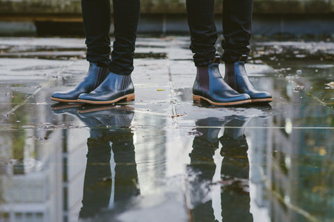 Oar stripe chelsea boots deals