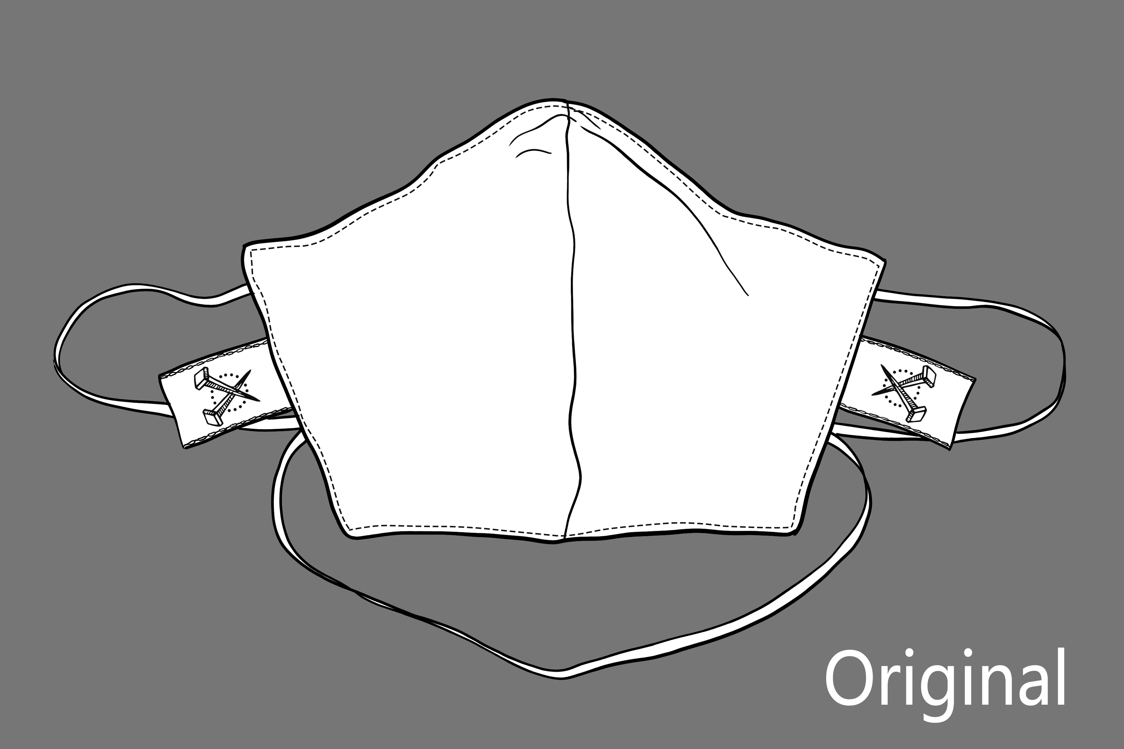 OG BLACK - ORIGINAL 3 Layer Cotton Mask w/ Filter