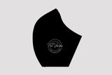 Original 3-Layer Cotton Mask w/ Verdon Logo - white on black